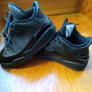 Air Jordan Dub Zero Unisex Toddler Shoes # 311072-003 Black Size 10C *no insoles
